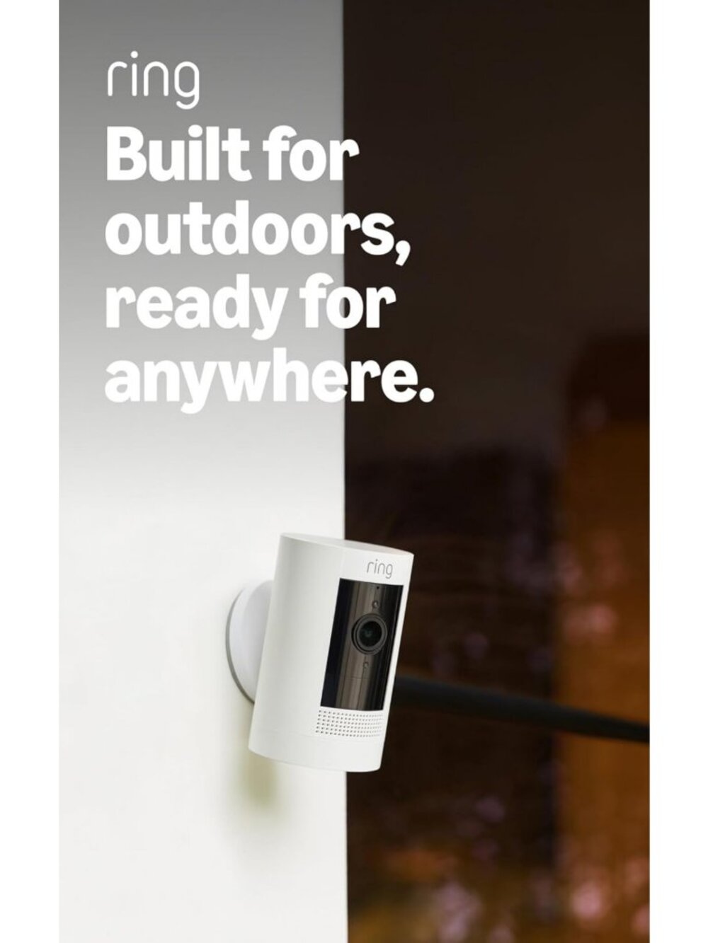 Ring Outdoor Cam (Stick Up Cam), Weather-Resistant Home or Business HD Security